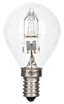 98390 GE 20 W Clear GLS Halogen Bulb SES / E14, Spherical, 230 V, 45mm