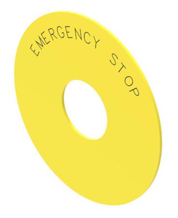 45-50J.140S EAO Series 45 Legend Plate
