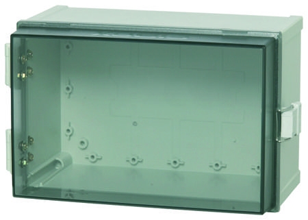 CAB PC 203018 T Fibox CAB Series Polycarbonate Wall Box, IP65, Viewing Window, 200 mm x 300 mm x 180mm