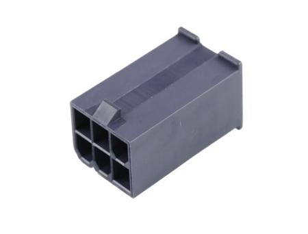 469930611 Molex, 46993 Male Connector Housing,  4.2 mm Pitch,  6 Way,  2 Row Straight