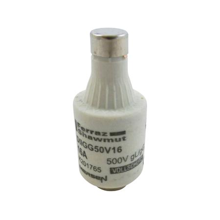 K201765 Mersen 16A DII Diazed Fuse, E27 Thread Size, gG, 500V