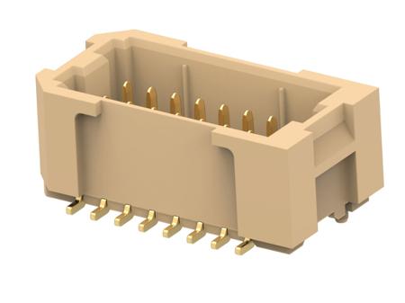 1-2484140-2 TE Connectivity 1-2484140 Series Vertical Surface Mount PCB Header, 16 Contact(s), 1mm Pitch, 2 Row(s)