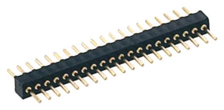 850-80-011-10-001101 Preci-Dip 850 Series Straight Through Hole Pin Header, 11 Contact(s), 1.27 mm Pitch, 1 Row, Unshrouded