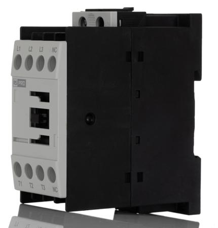 250-8790 RS PRO RSPRO9-10 Contactor, 24 V DC Coil, 3-Pole, 9 A, 4 kW, 1NC, 690 V