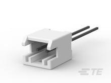 5-1376492-2 TE Connectivity AMP Series Vertical Board PCB Header, 2 Contact(s), 2.5 mm Pitch, 1 Row, Shrouded