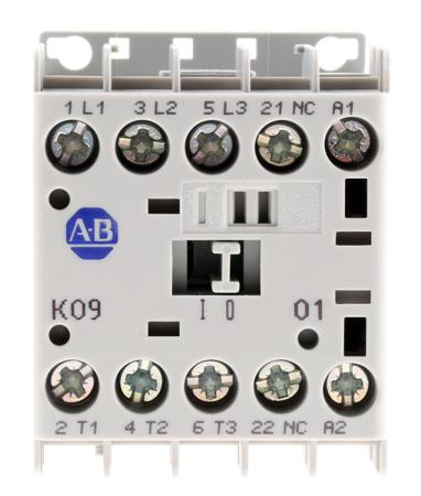 100-K09ZJ01 Allen Bradley 100 Series 100K Contactor, 24 V dc Coil, 3-Pole, 9 A, 4 kW, 3NO, 690 V ac