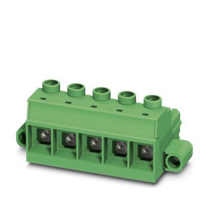1762631 Phoenix Contact, 15mm Pitch, PC 35 HC/..-STF, 6 Way, , Pluggable Terminal Block, Plug, Screw Mount, Screw Termination,