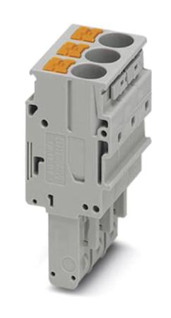 3061583 Phoenix Contact, PP-H 6/ 3, Pluggable Terminal Block, Plug, Push In Termination,