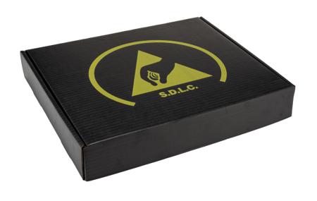 218-581 Conductive 100% Pure Kraft ESD Box 394mm (L) 318mm (W) 64mm (H)