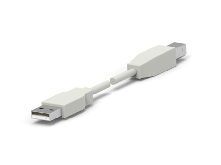 1487587-1 TE Connectivity , Male USB A to Male USB B, 1m