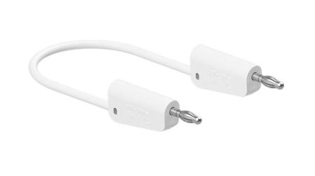 64-1030-20029 Staubli Test lead, 19A, 30 → 60V, White, 200cm Lead Length