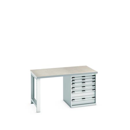 41004114-16V Bott 41004114.16V Sheet Steel Workbench, 840mm x 900mm x 1500mm