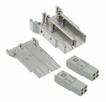 09140083116 HARTING Heavy Duty Power Connector Module, 10A, Female, Han-Modular Series, 8 Contacts