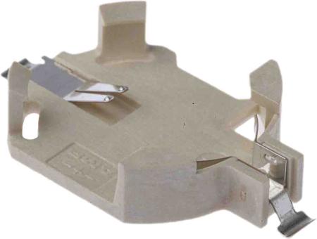 796136-1 TE Connectivity CR2032 PCB Battery Holder, Leaf Spring Contact