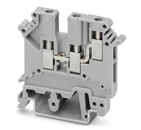 3002225 Phoenix Contact  UK 3-TWIN Series Grey, Double-Level, Screw Termination