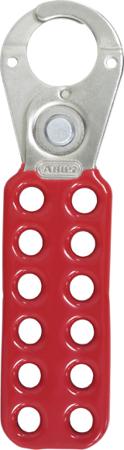 97268 ABUS Red 12-Lock Steel Lockout Device, 9mm Shackle