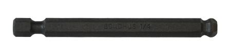 BON10812 Bessey Hex Hex Bit, 1/4 in Tip, 1/4 in Tip, Hex Drive, 76 mm Overall 1-Piece