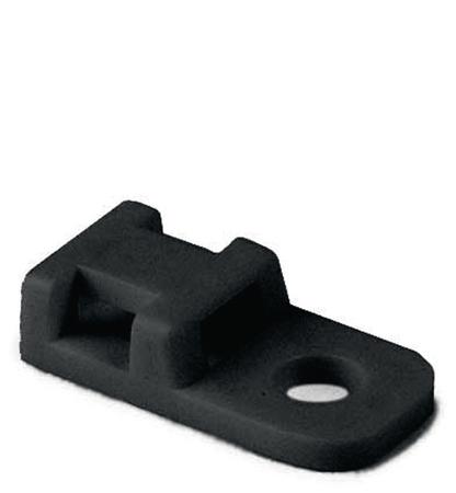 151-31101 HellermannTyton Black Cable Tie Mount 10.2 mm x 20.4mm, 5mm Max. Cable Tie Width