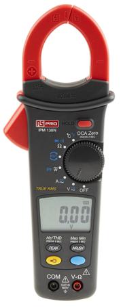 123-3258 RS Pro IPM138N Clamp Meter, Max Current 600A ac, 600A dc CAT II 1000 V, CAT III 600 V
