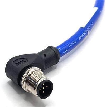 C5B82M010 Mueller Electric Right Angle Male 5 way M12 to Free Ends Actuator/Sensor Cable, 10m
