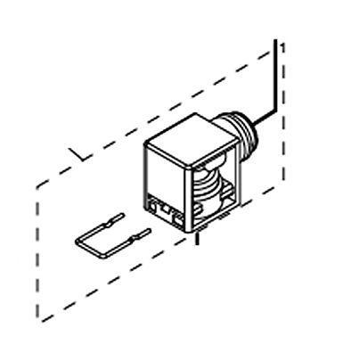 ZS-33-P1L SMC Adapter, IFW Series, For Use With Pneumatic Sensor