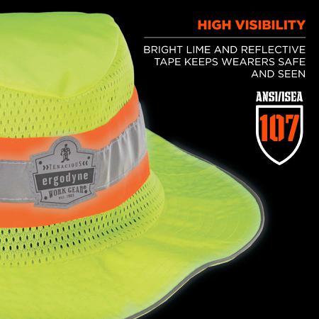 23260 Ergodyne Yellow Polyester Cap