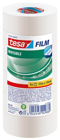 57333-00000-03 Tesa 57333 Transparent Tesafilm Invisible Office Tape 19mm x 33m