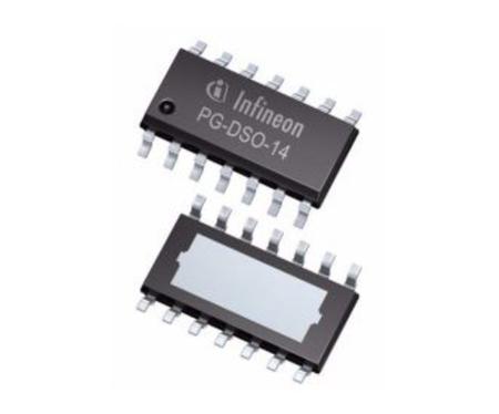 BTS50202EKAXUMA2 Infineon , Dual Intelligent Power Switch, High Side Power Switch, 7A, 5 → 28V 14-Pin, DSO-14-40