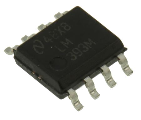 LM393M/NOPB  Texas Instruments, Dual Comparator, Open Collector O/P, 1.3μs 3 → 28 V 8-Pin SOIC