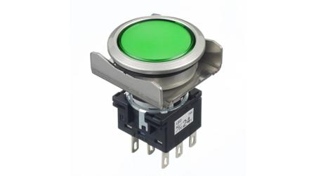 LB6MP-1T04G Idec, LB6MP, Panel Mount Green LED Pilot Light, 18.2mm Cutout, IP65, Round, 24V dc