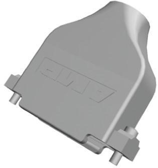 5745173-2 TE Connectivity AMPLIMITE Series Zinc Alloy D-sub Connector Backshell, 25 Way