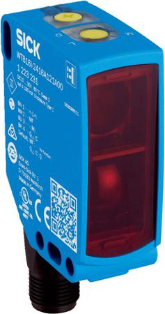 WTB16I-2416A121A00 Background Suppression Photoelectric Sensor, Block Sensor, 10 → 1500 mm Detection Range IO-LINK