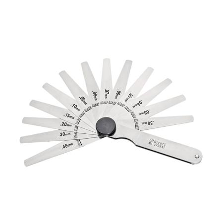 173-MAT Starrett 173 MAT Steel Feeler Gauge, 13 Blades