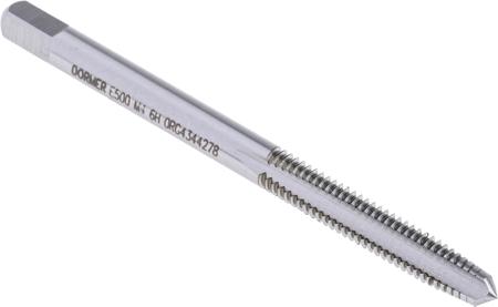 E500 4.0 X 0.70 3FL TPR Dormer Threading Tap HSS 1-Piece 0.7mm Pitch Metric Standard Machine Tap M4 Thread