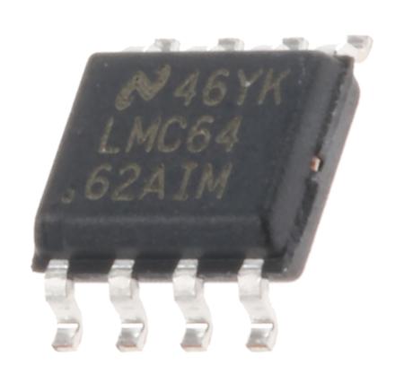 LMC6462AIM/NOPB  Texas Instruments, Operational Amplifier, 50 kHz, 8-Pin 15.5 V SOIC