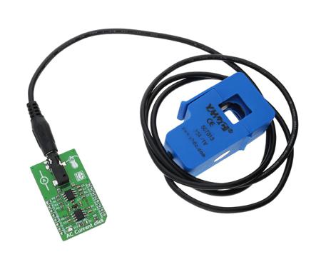 MIKROE-2525 MikroElektronika AC Current Click Bundle Current Measurement for MCP3201 for MikroBus