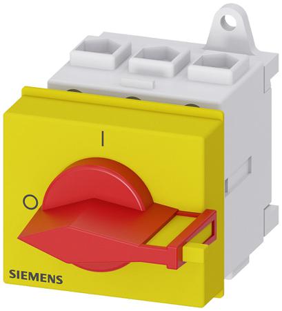 3LD2230-0TK13 Siemens 3 Pole DIN Rail Isolator Switch - 32A Maximum Current