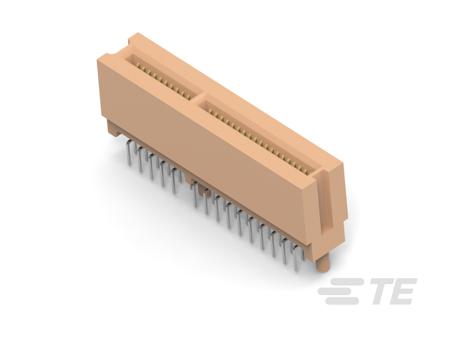 1-5650090-2 TE Connectivity  Series Vertical Female Edge Connector, Board Mount, 60-Contacts, 1.27mm Pitch, 2-Row,