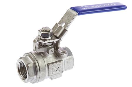 764-4250 RS PRO Stainless Steel Full Bore, 2 Way, Ball Valve, Threaded, BSPP 1/2in