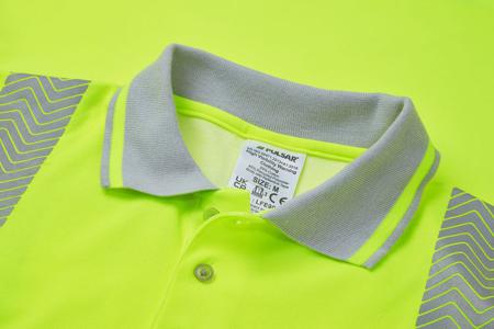 LFE975-NB-18 PULSAR LFE953 Yellow Women Hi Vis Polo Shirt, 18in