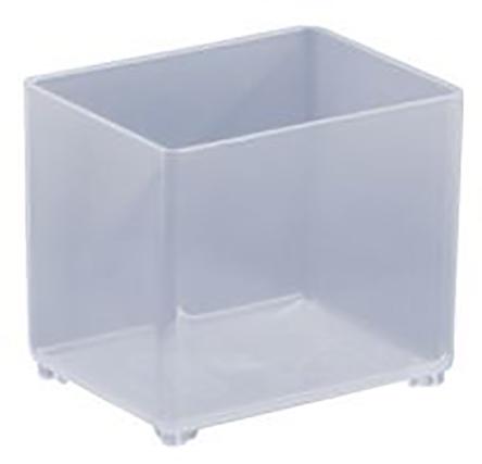 100274 Raaco Transparent PP Compartment Box, 47mm x 39mm x 55mm