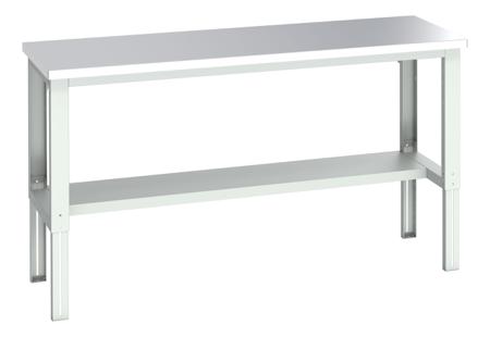 41003664-16V Bott 41003664.16V Sheet Steel Workbench, 350kg Max Load, Adjustable Height, 740 → 1140mm x 750mm x 200mm