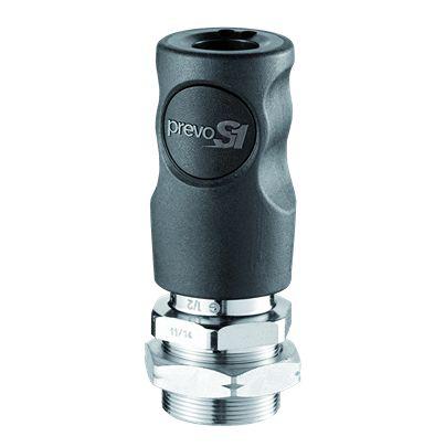 CSI-082103 PREVOST Composite Body Female Pneumatic Quick Connect Coupling, G 1/2 Female Female Thread