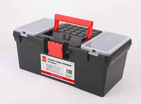 275-0040 RS PRO Polypropylene Tool Box, 395 x 215 x 165mm