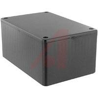 1591TSBK Case; Polystyrene Plastic; 4.7 in. L x 3.2 in. W; Philips Head; Black; 0.16 in.