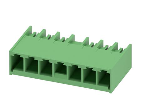 1717043 Phoenix Contact, 7.62mm Pitch, PC 6, 6 Way, Pluggable Terminal Block, Header, Plug-In,