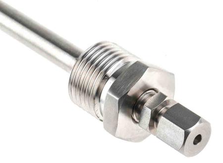 363-3029 RS Pro Stainless Steel Thermopocket 3mm for use with Temperature Sensor 1/2 BSP