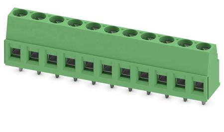 1730214 Phoenix Contact MKDSP 1.5/11-5.08 Series PCB Terminal Block, 11-Contact, 5.08mm Pitch, Through Hole Mount, Screw