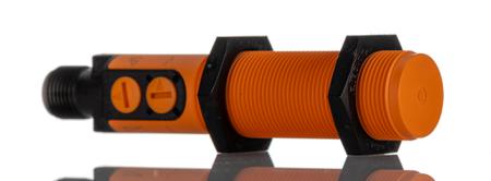KG6000 ifm electronic Capacitive Threaded Barrel Proximity Sensor, M18, 30 mm Detection, PNP NO/NC, 10 → 30 V dc