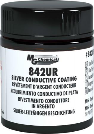 842UR-12ML MG Chemicals Silver Silver Filled Polymer Conductive Paint for